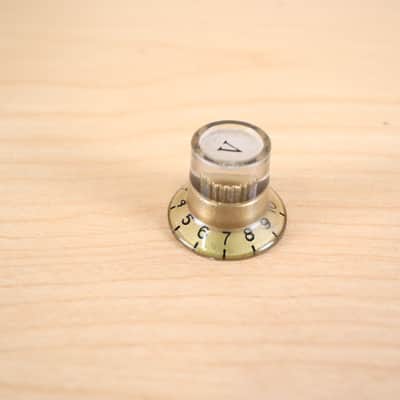 1960's Univox Teisco Guyatone Conrad - Single Gold Volume Guitar Knob image 9