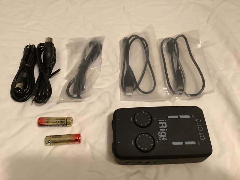 IK Multimedia iRig Pro Duo I/O 2-Channel Mobile Audio Interface 2020 - Present - Black image 1