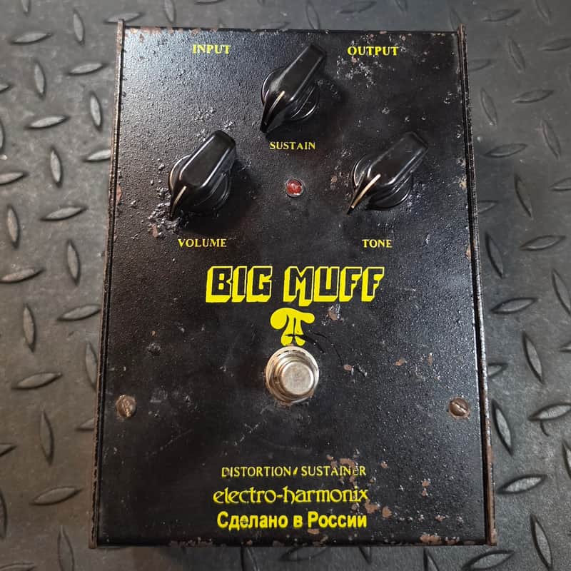 Electro-Harmonix Big Muff Pi V7 Big Box (Black Russian) 1998 - 2009 - Black image 1