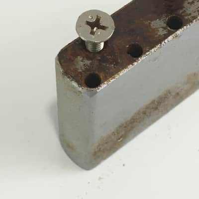 1984-87 Vintage Fender Japan Lefty Tremolo Strat Block Left Relic E Serial  MIJ image 8