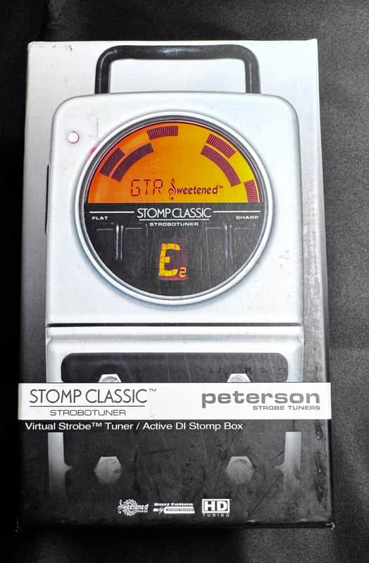 Peterson Stomp Classic Strobotuner Pedal Guitar Tuner