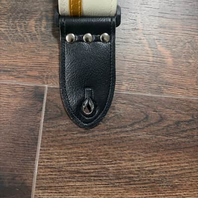 Couch Racer X White and Gold Guitar Strap 2025 image 3