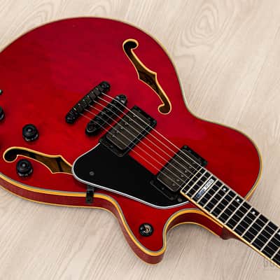 1989 Ibanez George Benson Signature GB30 Trans Red, Near-Mint w/ Case & Tag image 9