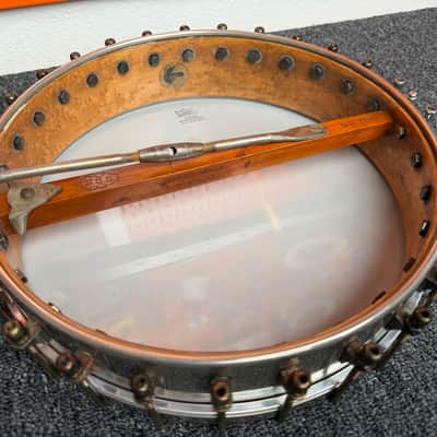 Vintage c. 1920s/1930s S.S. Stewart "Thoroughbred" 19-Fret Tenor Banjo image 16