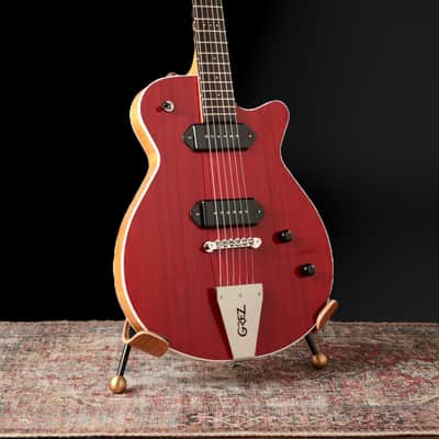 Grez Mendocino 2025 - Stained Red, Fralin Dog Ear P-90’s. NEW (Authorized Dealer) image 2