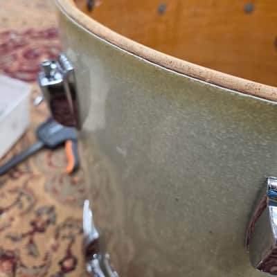 Ludwig No. 980 Super Classic Outfit 9x13 / 16x16 / 14x22" Drum Set (3-Ply) 1970 - Silver Sparkle (C022-1) image 25