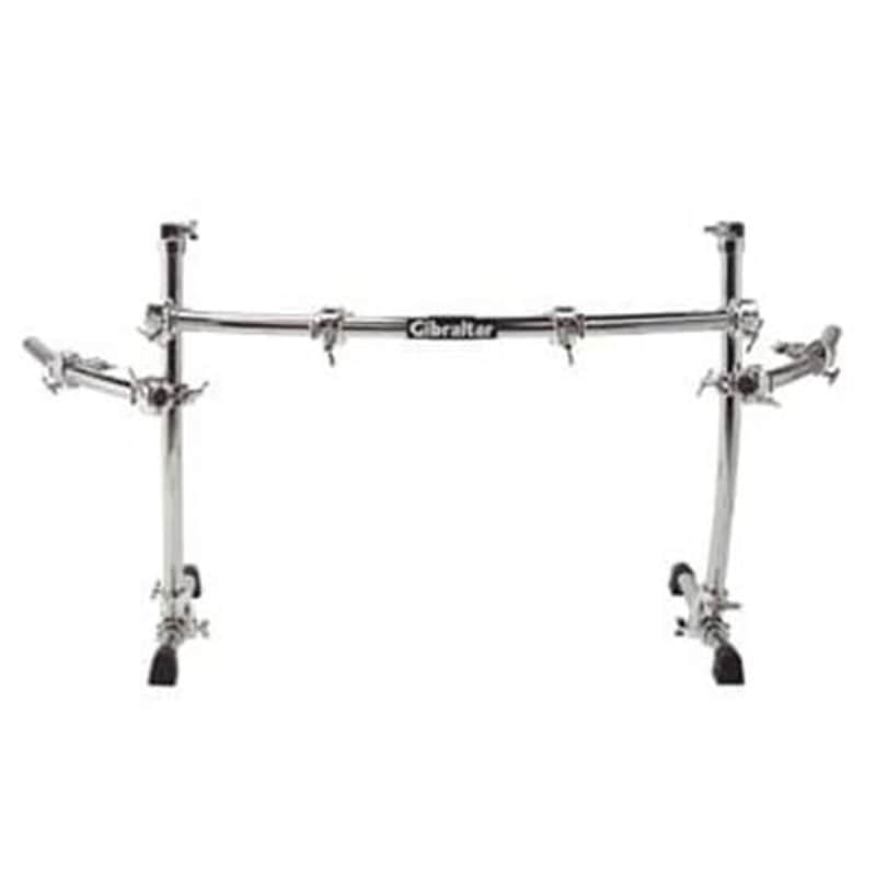 Gibraltar GCS-400C Chrome Curved Power Rack w/2 Side Wings image 1