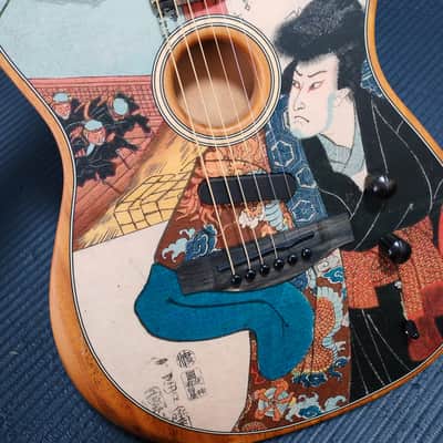 2025 Fender American Acoustasonic Telecaster Kuniyoshi Collection Kabuki - FENDER EXPERIENCE 2025 Tokyo Flagship Exclusive Limited Edition image 10