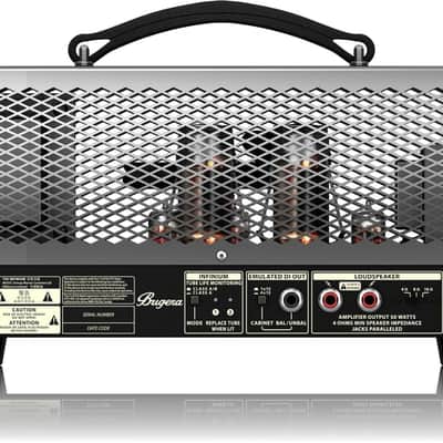 BUGERA T50-INFINIUM TESTATA VALVOLARE PER CHITARRA 50 WATT image 4