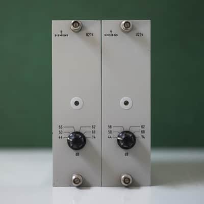 Siemens Sitral set of 2 x U274 talkback mic preamp / limiter combination, family of V276 and U273. image 2