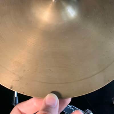 Vintage 50s UFIP 12" FX Splash Cymbal Made in Italy (Bg2) image 5