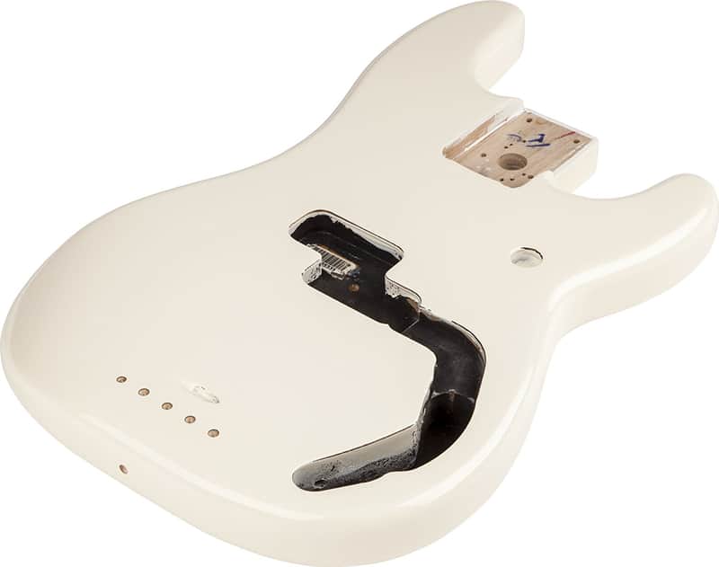 Fender Mexico/Mexican Precision/P-Bass ARCTIC WHITE Alder Body - 099-8010-780 image 1