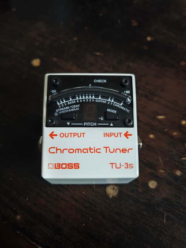Boss TU-3S Chromatic Tuner 2016 - Present - White image 1