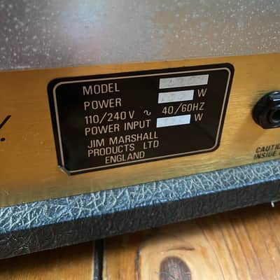 *Original 1981* Marshall JCM800 HOLY GRAIL image 8