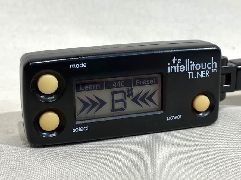 Intellitouch PT-1 Clip on Guitar & Bass Tuner - Black image 1