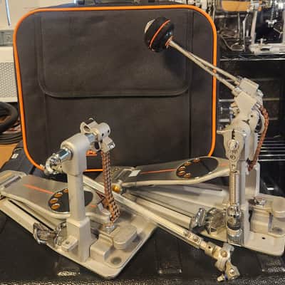 Pearl P3002C Eliminator Demon Chain-Drive Double Bass Drum Pedal 2010s - Silver / Grey image 1