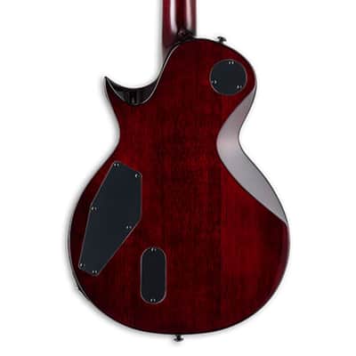 ESP LTD EC-1000QM Fluence Electric Guitar - See Thru Black Cherry - B-Stock image 7