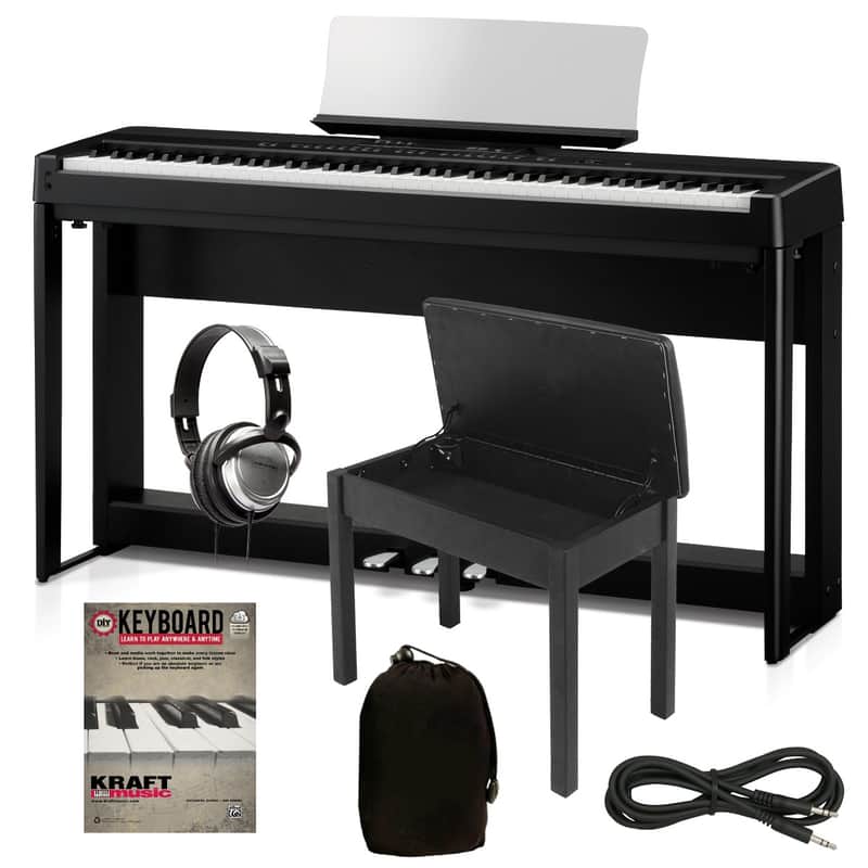 Kawai ES920 Portable Digital Piano - Black COMPLETE HOME BUNDLE image 1