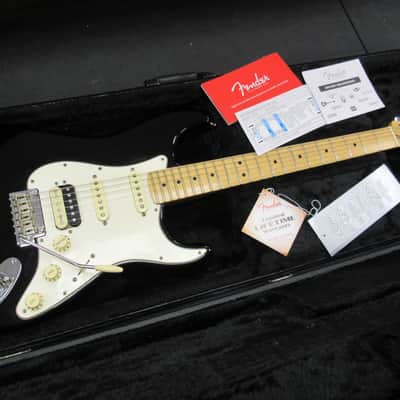 Made in 2015 USA Fender American HSS Maple Neck Stratocaster Electric Guitar With Original Case & Paperwork image 1