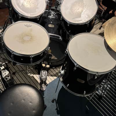 Pearl Export Double Bass Drum Kit w/ Tama Double Pedal, Sabian Cymbals & Hybrid Electronic Setup image 2