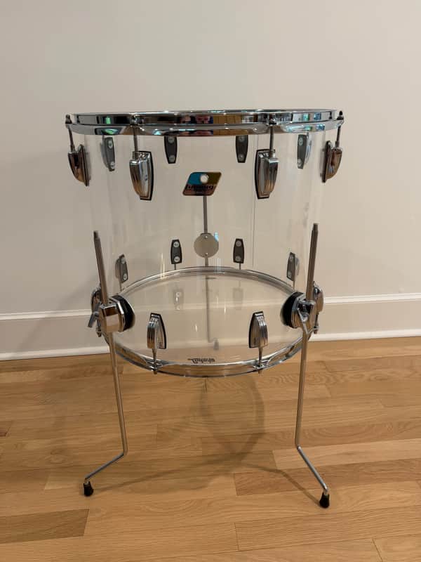Ludwig Clear Vistalite 18” floor tom image 1