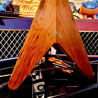 Black Volt Veronica “ Hollywood Bowl “ Alaskan Yellow Cedar Top - Sequoia - African Mahogany ( Unique Piece in The World Lefty) image 17