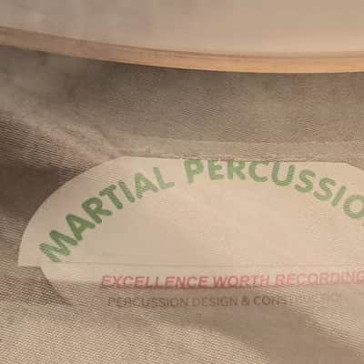 MARTIAL PERCUSSION Custom Maple Piccolo Snare Drum  w/ rings 2023 - Satin Red Burst image 7