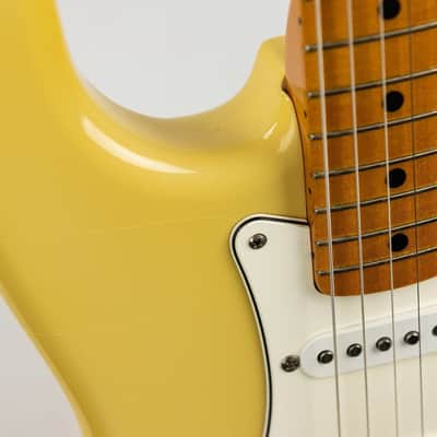 Fender Fender Custom Shop Stratocaster NOS MN Olympic White Pre Owned 1998 - Olympic White image 4