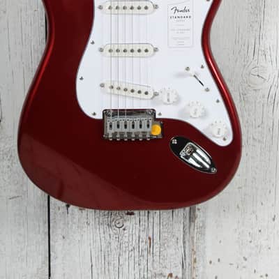 Fender Standard Stratocaster Solid Body Electric Guitar Candy Cola Finish image 1
