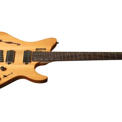 Bootlegger Guitar Jazz Absinthe 2025 Multi Scale Headless Gloss Honey image 11
