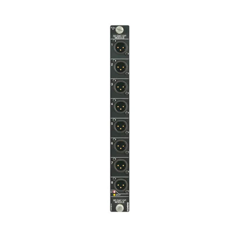 DiGiCo 8 Channel Analog Line Output Card, MOD-SDR-DAC, SD Series, 24 Bit image 1