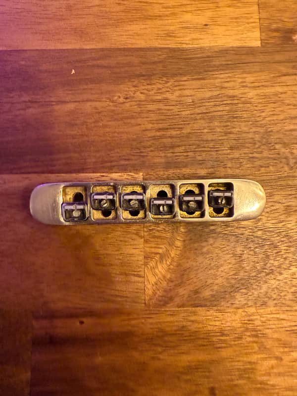 Gibson 9-Way 3-Point Adjustable Bridge 1982 - Chrome / Gold image 1