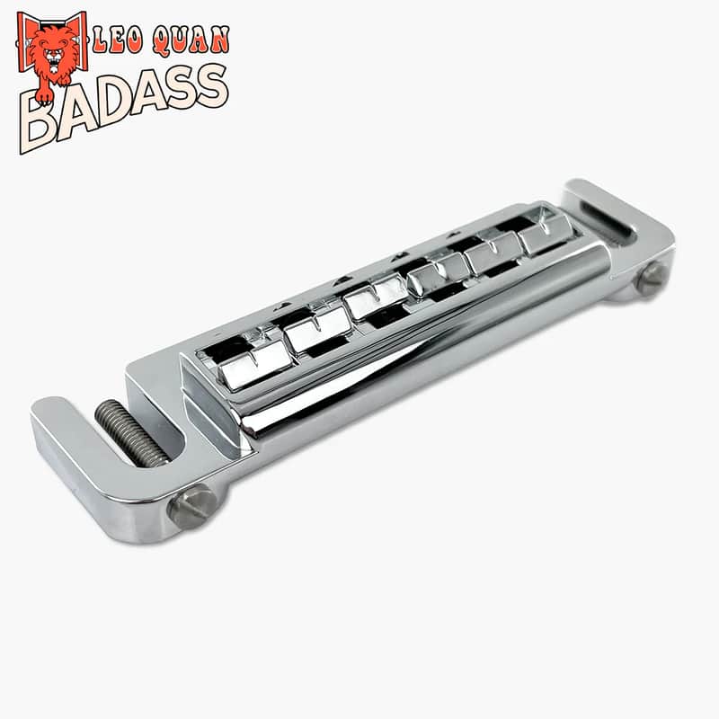 Leo Quan GB-3347-M10 Badass Wraparound™ Guitar Bridge with Metric Locking Stud image 1