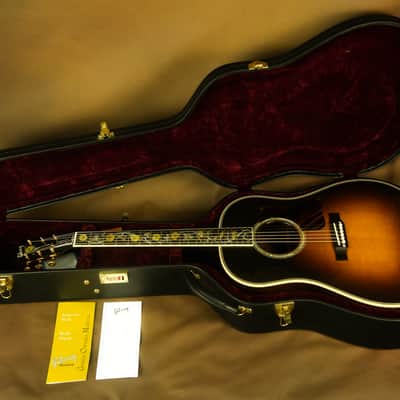 2012 Gibson J-45 Rose Vine Rare Inlay Custom Acoustic Guitar | Reverb