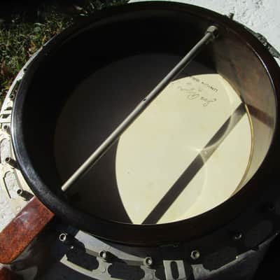 Gibson TB-00 Tenor Banjo, Early 1950's, One Piece Flange, Brass Tone Ring, Hang Tags, Case image 9