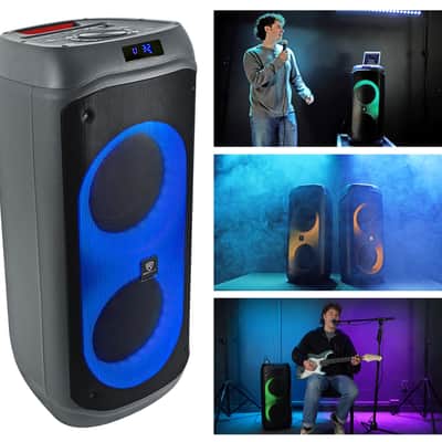 (2) Rockville BASS PARTY 8 Rechargeable Party Speakers w/Bluetooth Wireless Link image 4