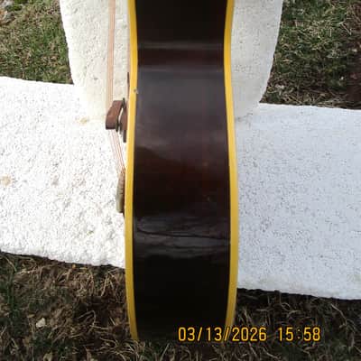 Gibson L-4C Archtop Guitar, 1958, Sunburst Finish, Original Brown Case image 13