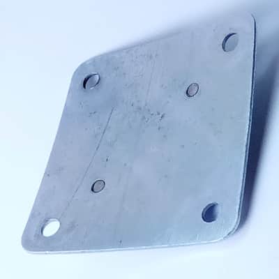Rogers Diamond Ride Tom Shell/Bass Drum Rail Mount Bracket Chrome Vintage 60s US image 2
