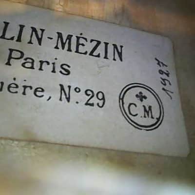 Beautiful French Violin labeled 1927 Charles J.B. Collin-Mezin 4/4 Beautiful French Violin labeled 1927 Charles J.B. Collin-Mezin 4/4 image 4