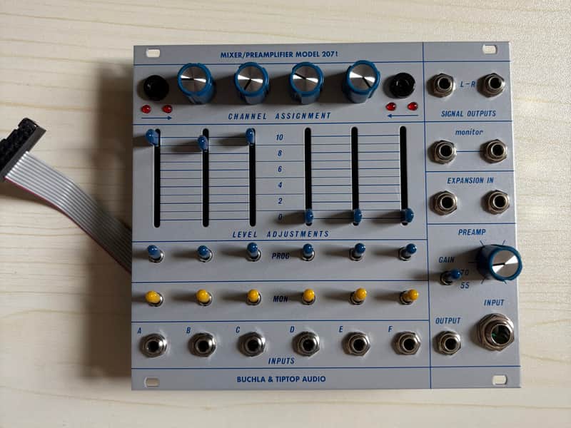 Tiptop Audio Buchla 207t Mixer 2020s - Silver image 1