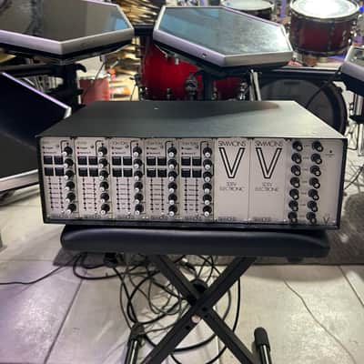 Simmons SDS5/SDSV Modular Drum Synthesizer 1981 - Silver image 2