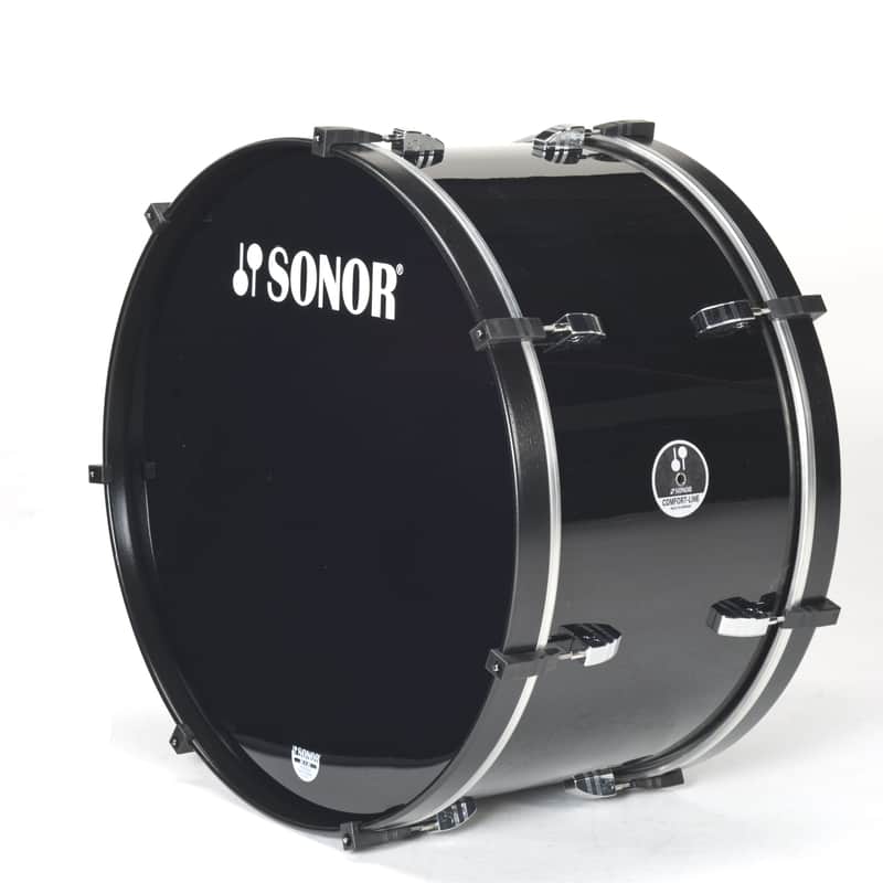 Sonor Marching BassDrum MC 2614 B CB 26"x14", Comfort-Line, Black - Marching bass drum image 1
