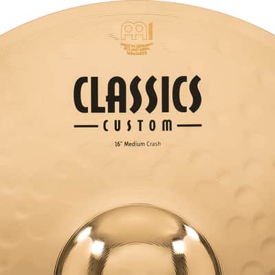 MEINL CC16MC-B Classics Custom Brilliant Medium Crash 16 Zoll Becken image 6