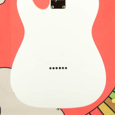 Used Squier Classic Vibe '70s Telecaster Thinline Electric Guitar, Olympic White image 6