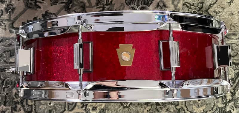 Ludwig Legacy Classic 4 x 14” Snare Drum Red Sparkle image 1