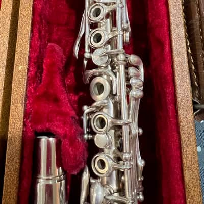 H.Bettoney "Silva Bet" Metal Clarinet 1930-40 - Silver image 11