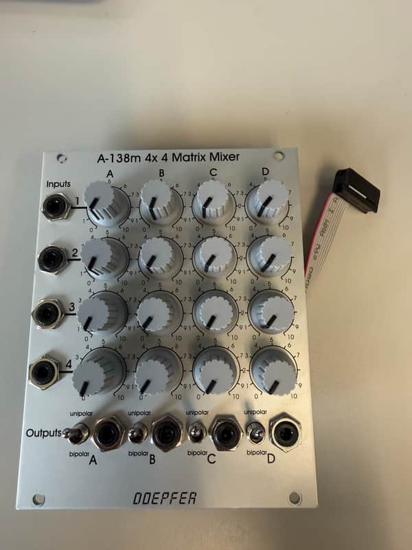 Doepfer A-138m 4x4 Matrix Mixer 2010s - Silver