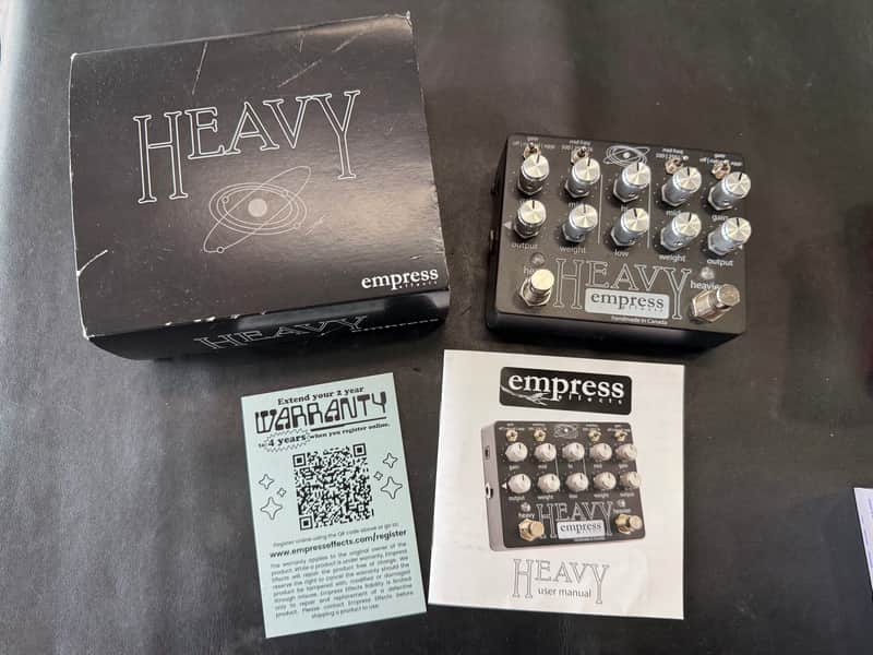 Empress Effects Heavy Dual Channel Distortion Pedal - Black w/box image 1