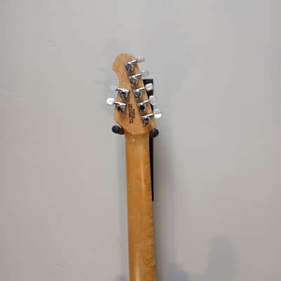 2005 Ernie Ball Music Man JP7 Piezo - Pearl Red Burst Color - w/ Original Hard Shell Case image 8