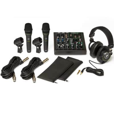 Mackie Performer Bundle 6-Channel Mixer, Two Dynamic Microphones & Headphones image 1